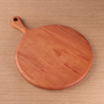 Pizza Tray 30cm Kayu Mahoni Kayukama Side View