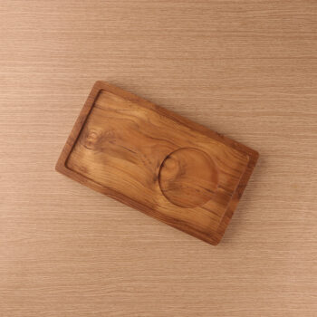 Premium Coffee Tray Kayu Jati Kayukama Front View