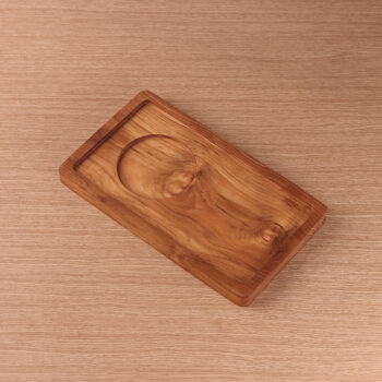Premium Coffee Tray Kayu Jati Kayukama Side View