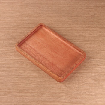 Recta Plate Kayu Mahoni Kayukama Side View